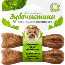 Зубочистики для собак мелких пород со вкусом морских водорослей, 2x18г