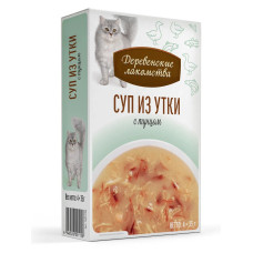 Суп из утки с тунцом, пауч 35г*4 шт