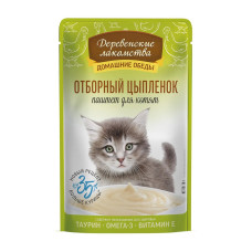 «Отборный цыпленок паштет для котят»