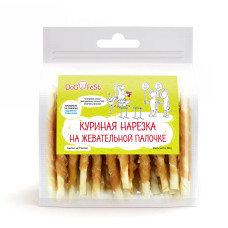 Куриная нарезка на жевательной палочке