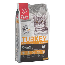 BLITZ ADULT CATS TURKEY/сухой корм для взрослых кошек с Индейкой/10 кг BLITZ ADULT CATS TURKEY/сухой корм для взрослых кошек с Индейкой/10 кг