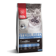 BLITZ STERILISED CATS TURKEY/для стерил. кошек с Индейкой/ 0,4 кг