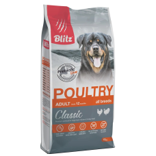 BLITZ ADULT DOG POULTRY/корм для взрослых собак Домашняя птица/15 кг BLITZ ADULT DOG POULTRY/корм для взрослых собак Домашняя птица/15 кг