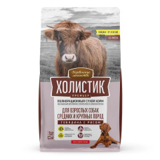 Холистик Премьер, д/соб. сред.и круп.«Говядина с рисом», 12кг