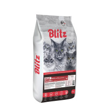 BLITZ STERILISED CATS DUCK/сухой корм для стерилиз.-х кошек с Уткой/ 0,4 кг